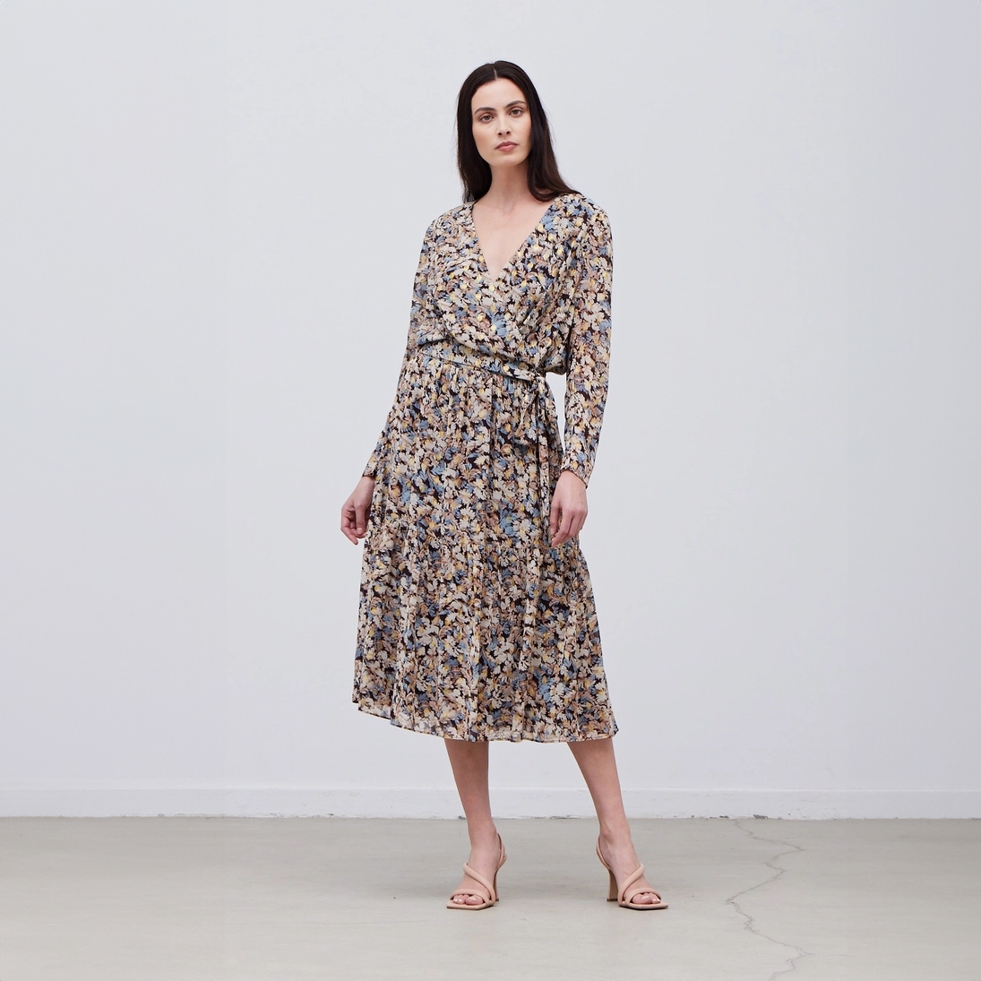 Metallic Surplice Top - Saltern