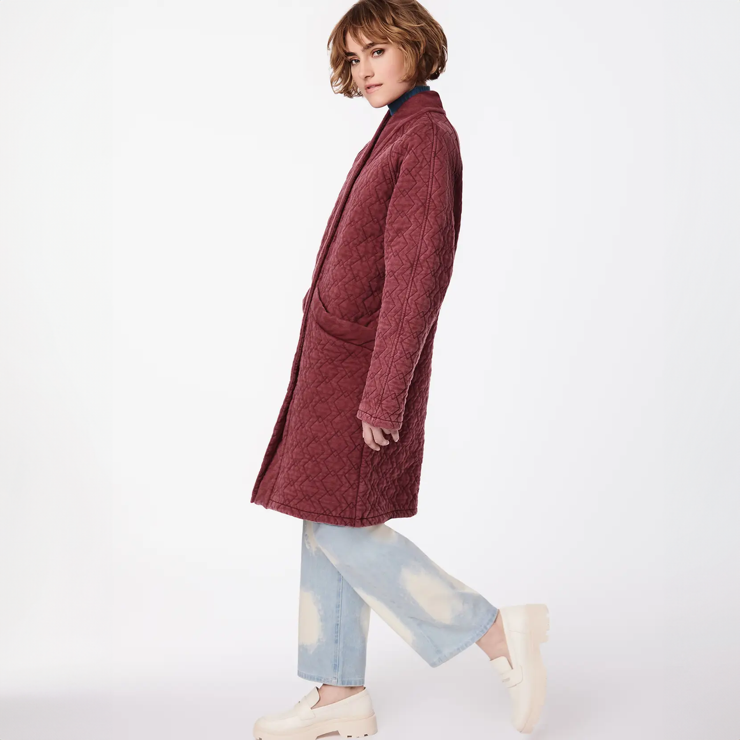 Bernie Quilted Cardigan Coat