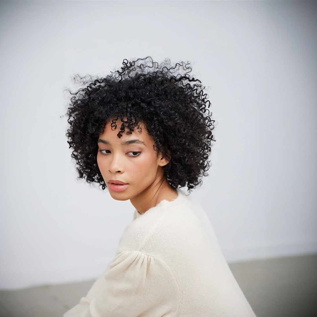 Plain Sweater Midi Dress - Saltern