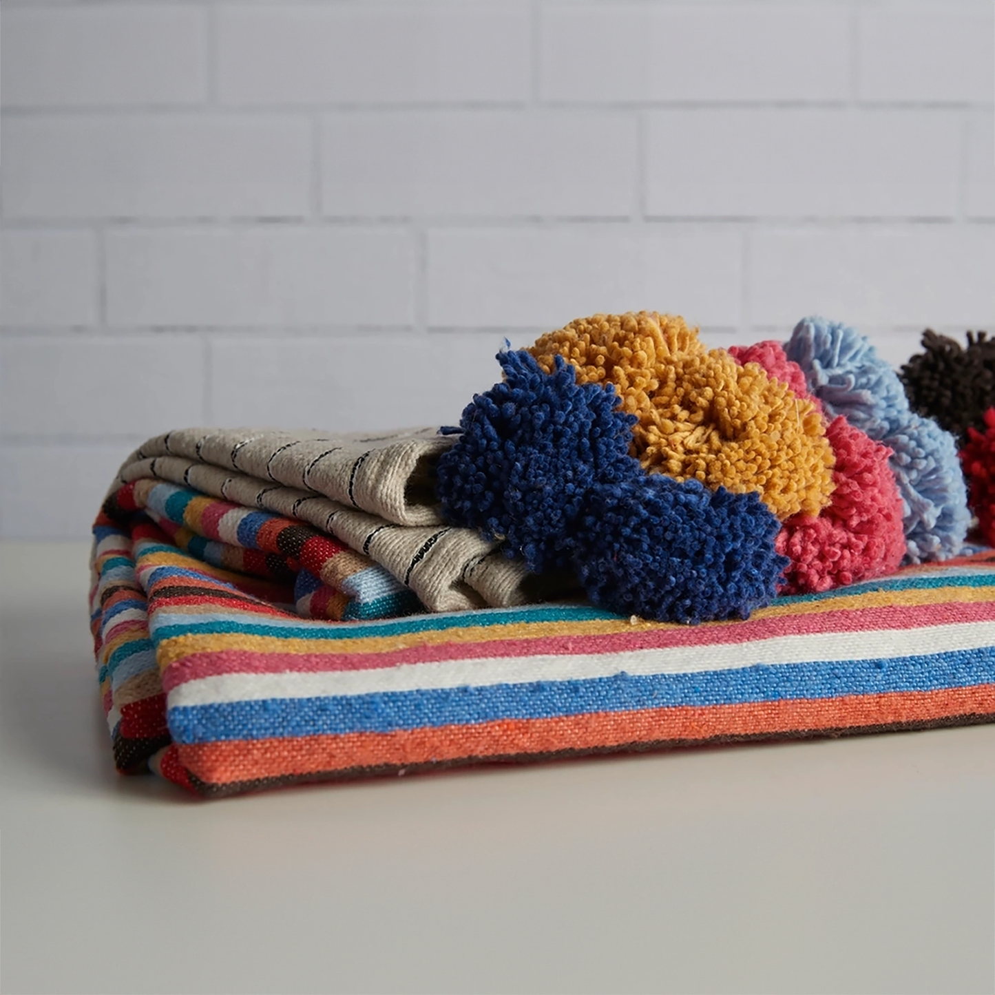 Moroccan Tassel Blanket - Saltern