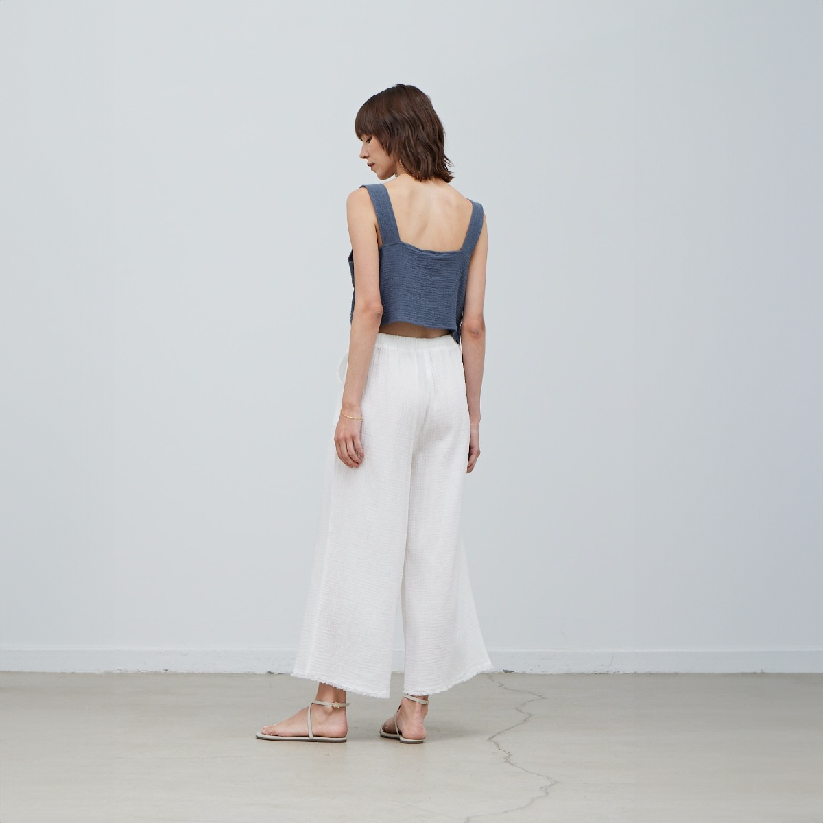 Cotton Double Gauze Tank - Saltern