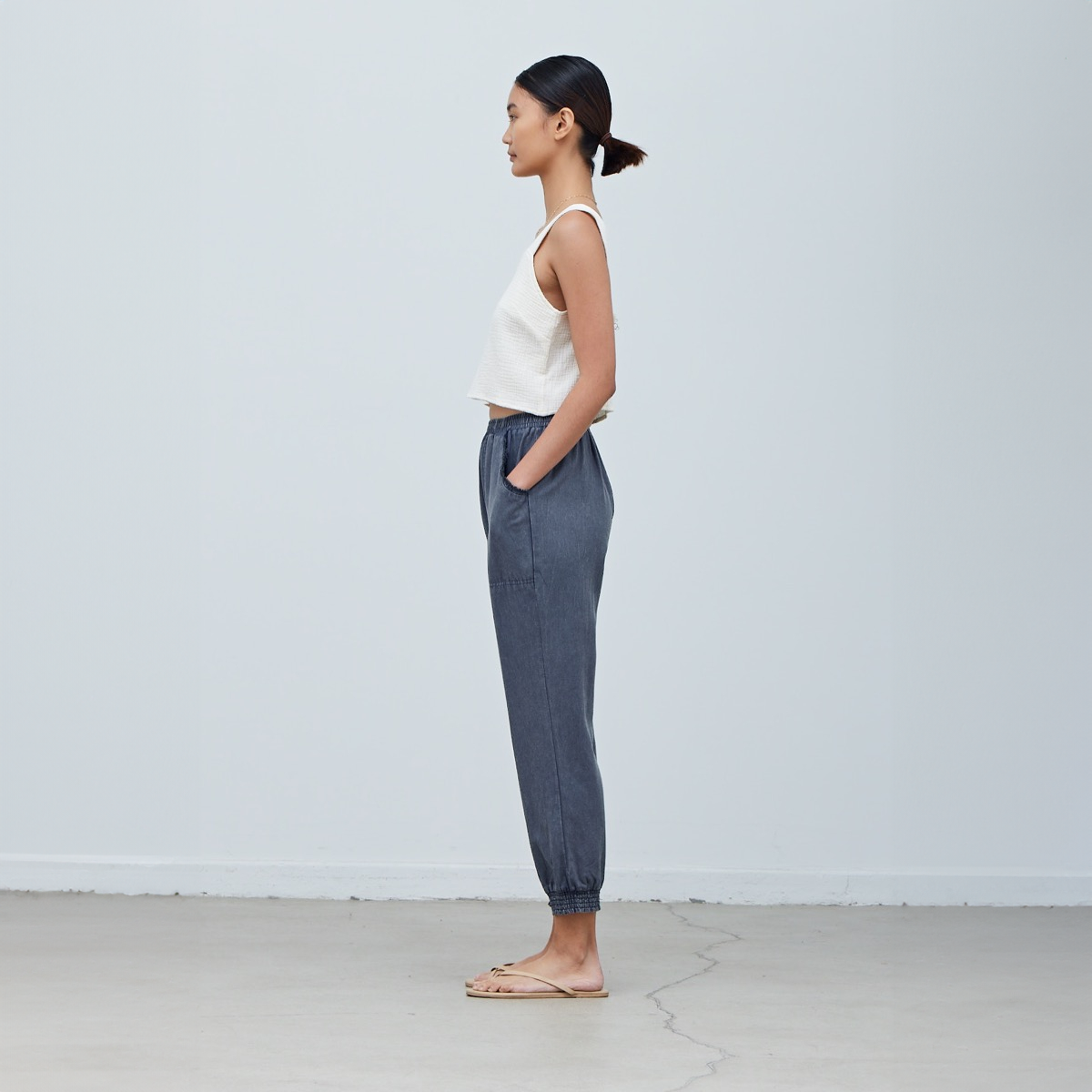 Cotton Double Gauze Tank - Saltern