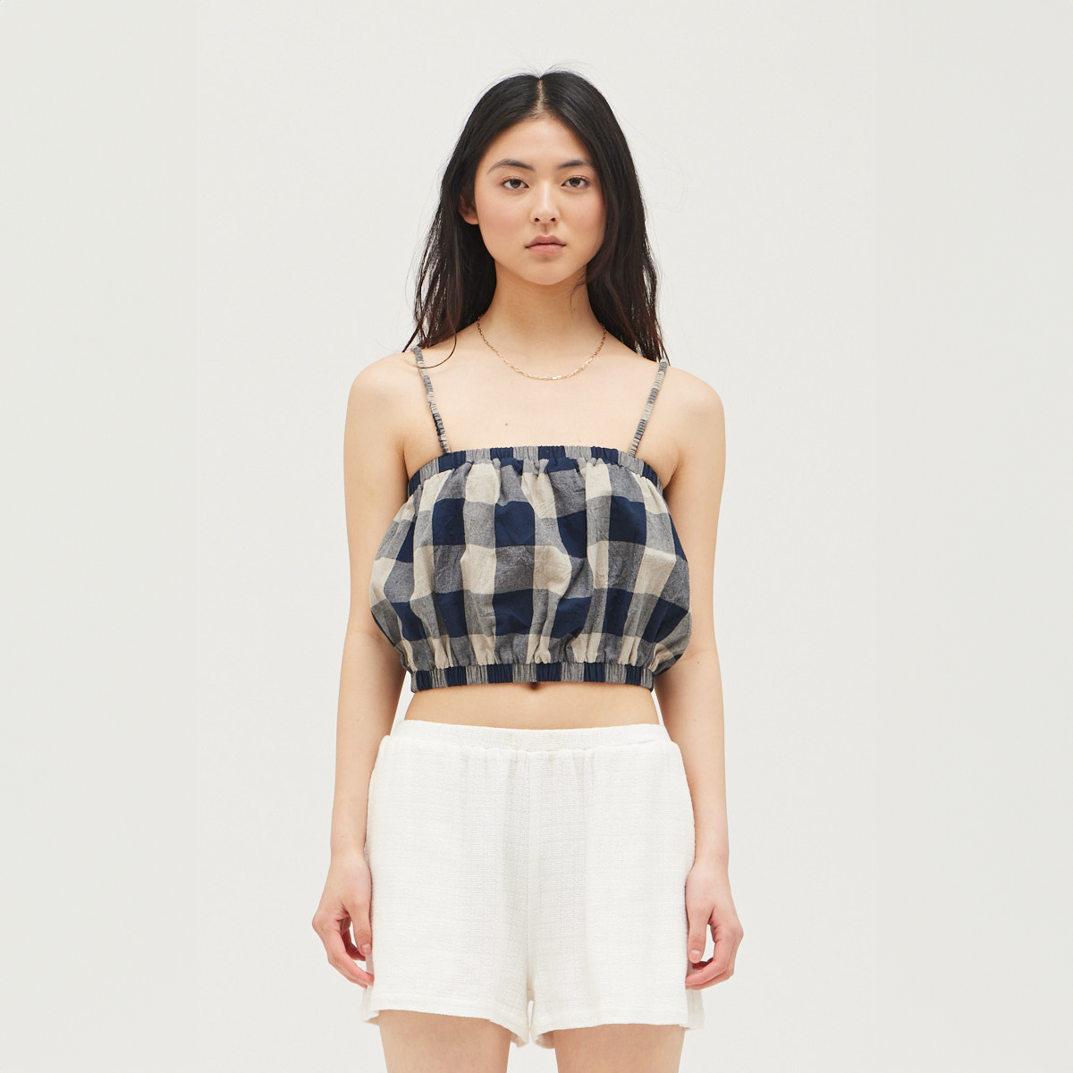 Gingham Crop Tank