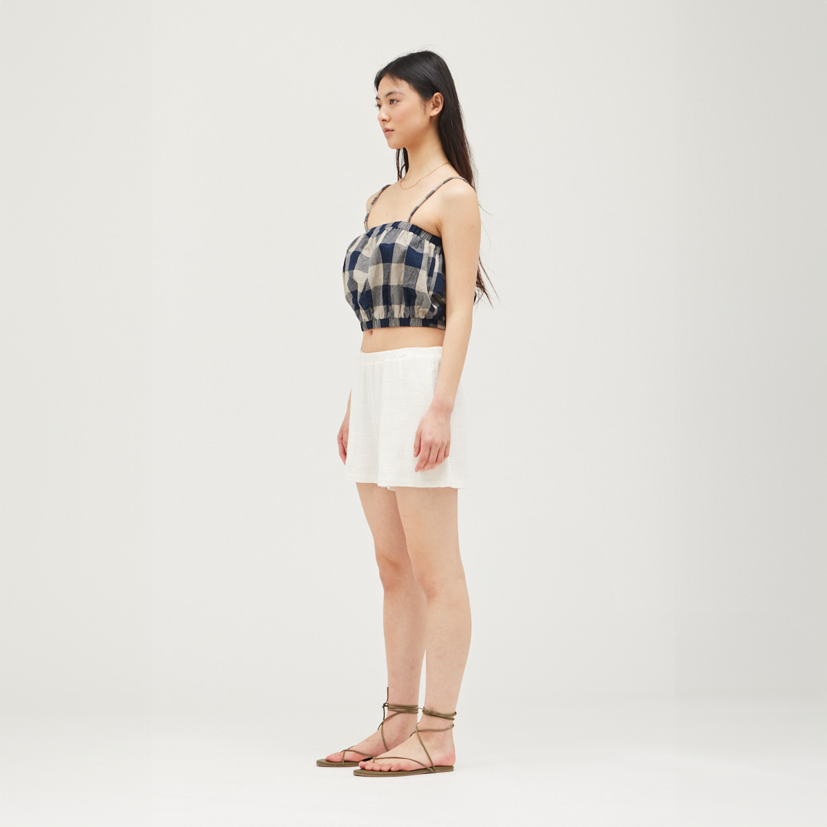Gingham Crop Tank