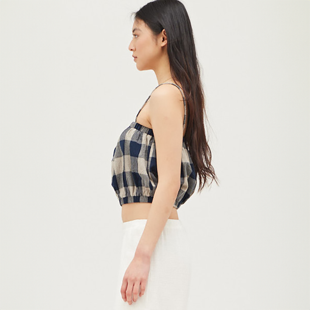 Gingham Crop Tank