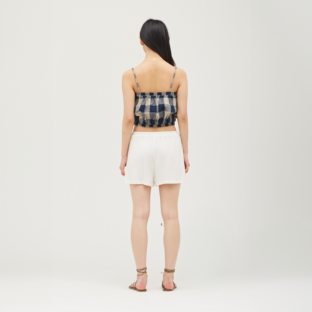 Gingham Crop Tank