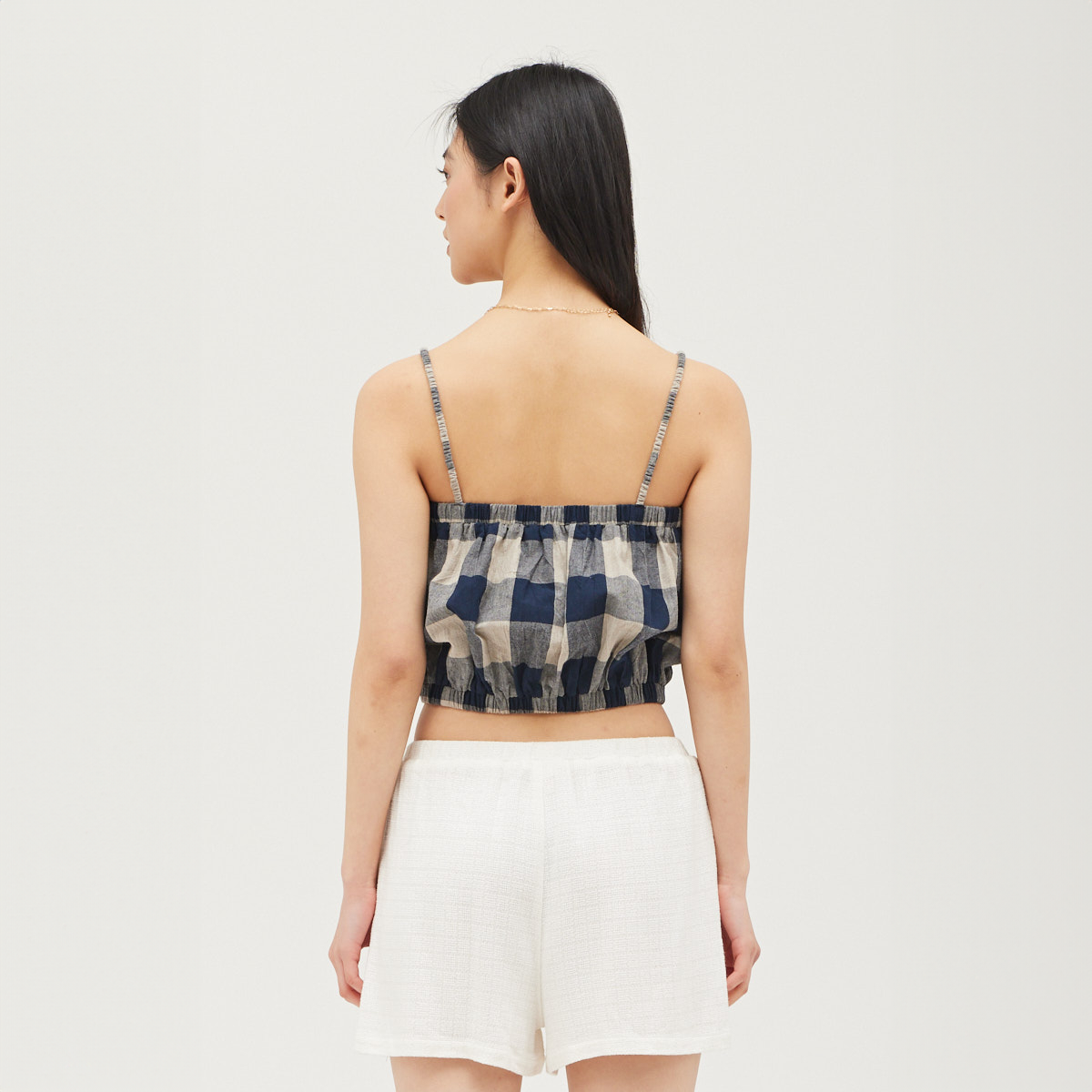 Gingham Crop Tank