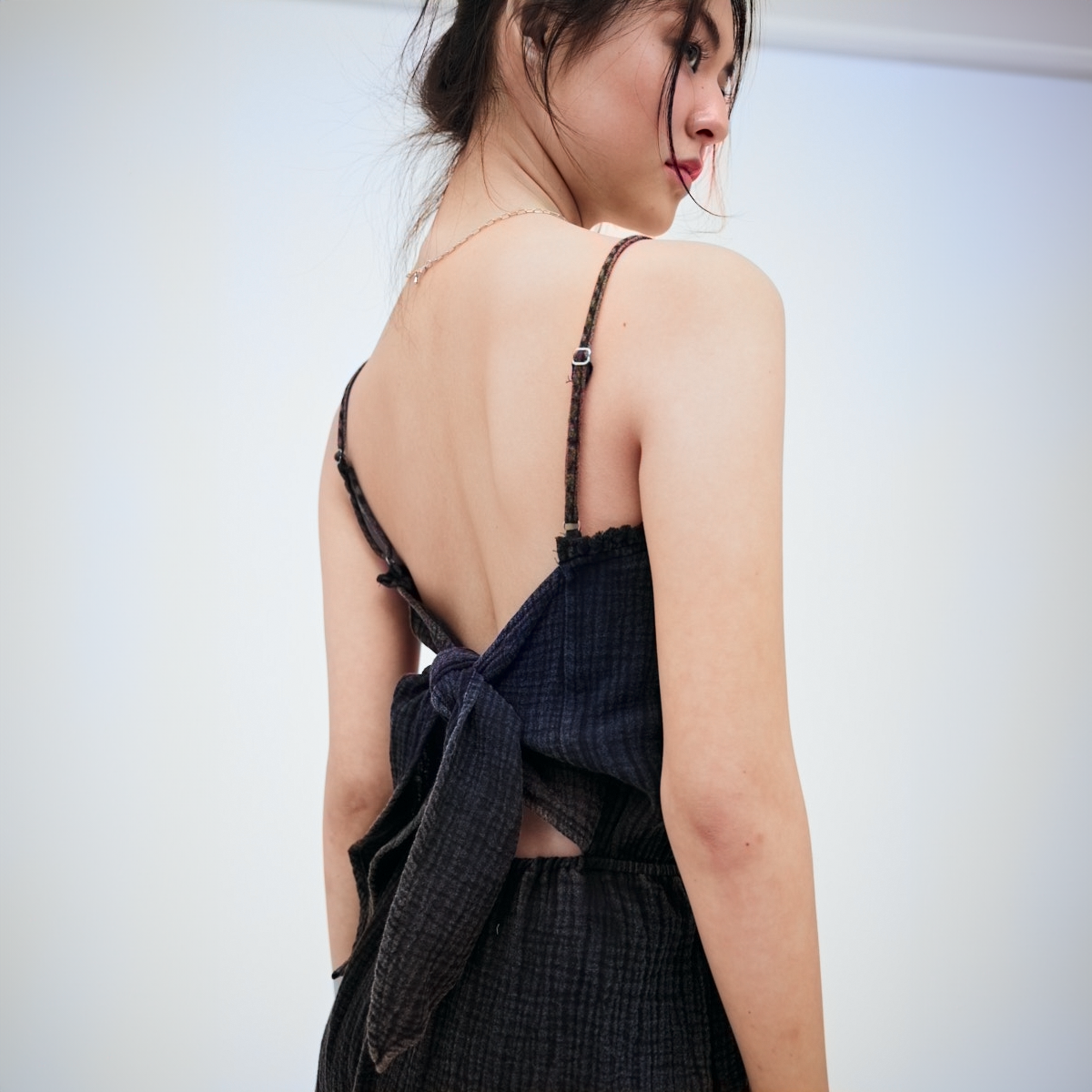 Gauze Tied Jumpsuit - Saltern