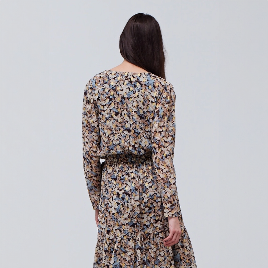 Metallic Surplice Top - Saltern