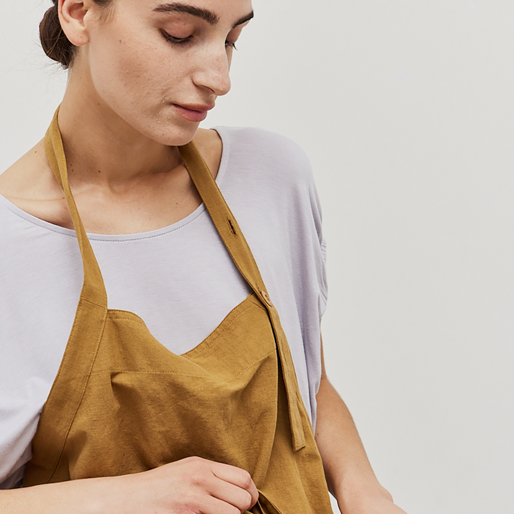 Cotton Linen Apron - Saltern