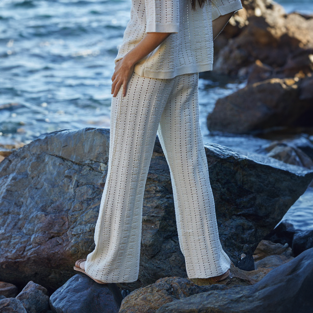 Walk With Me Crochet Pants - Saltern