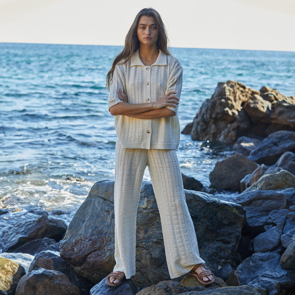 Walk With Me Crochet Pants - Saltern