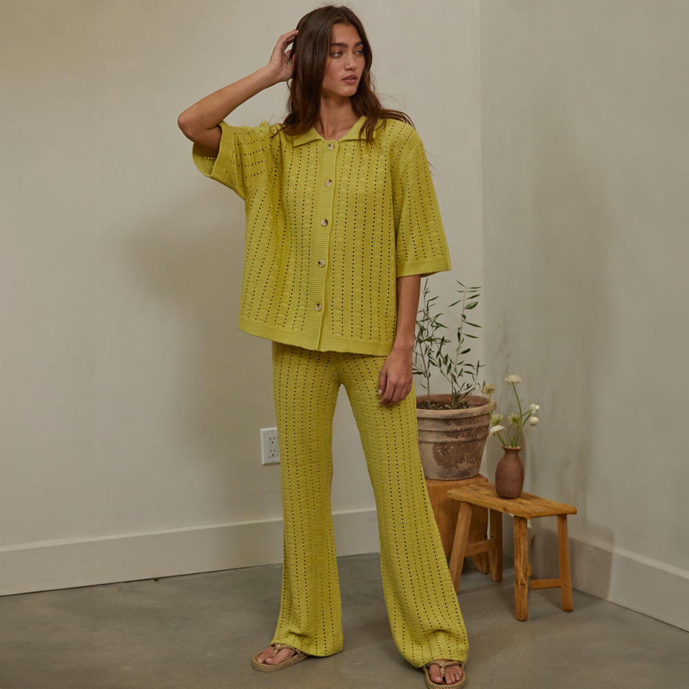 Walk With Me Crochet Pants - Saltern