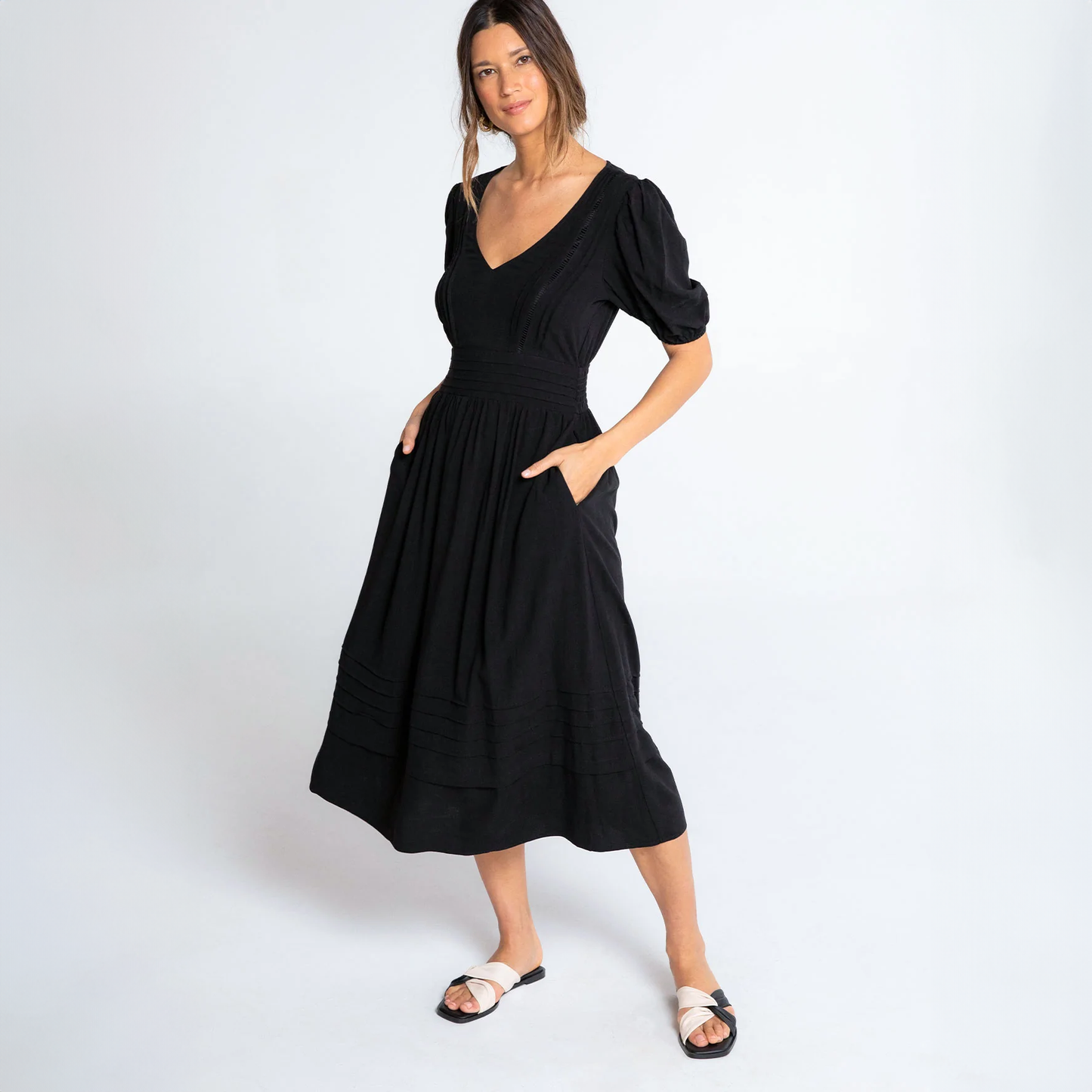 Winslow Puff Sleeve Maxi Dress