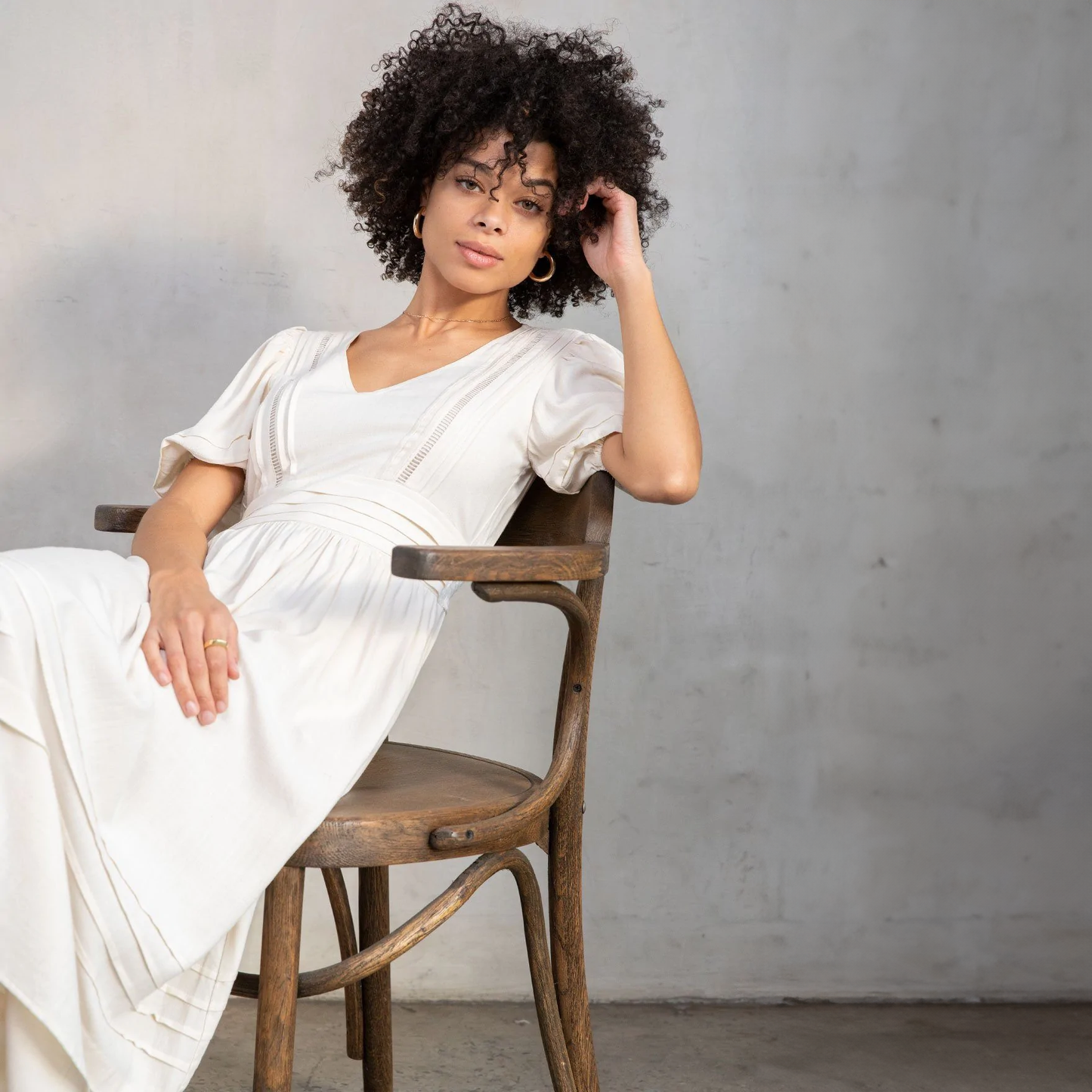 Winslow Puff Sleeve Maxi Dress