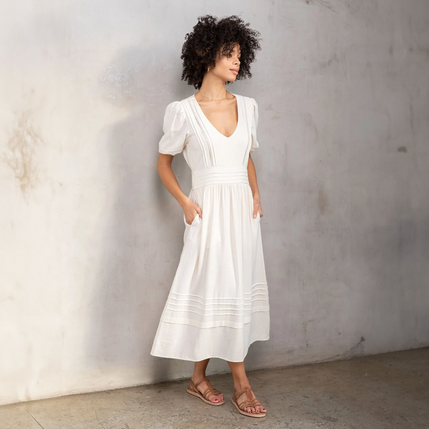 Winslow Puff Sleeve Maxi Dress