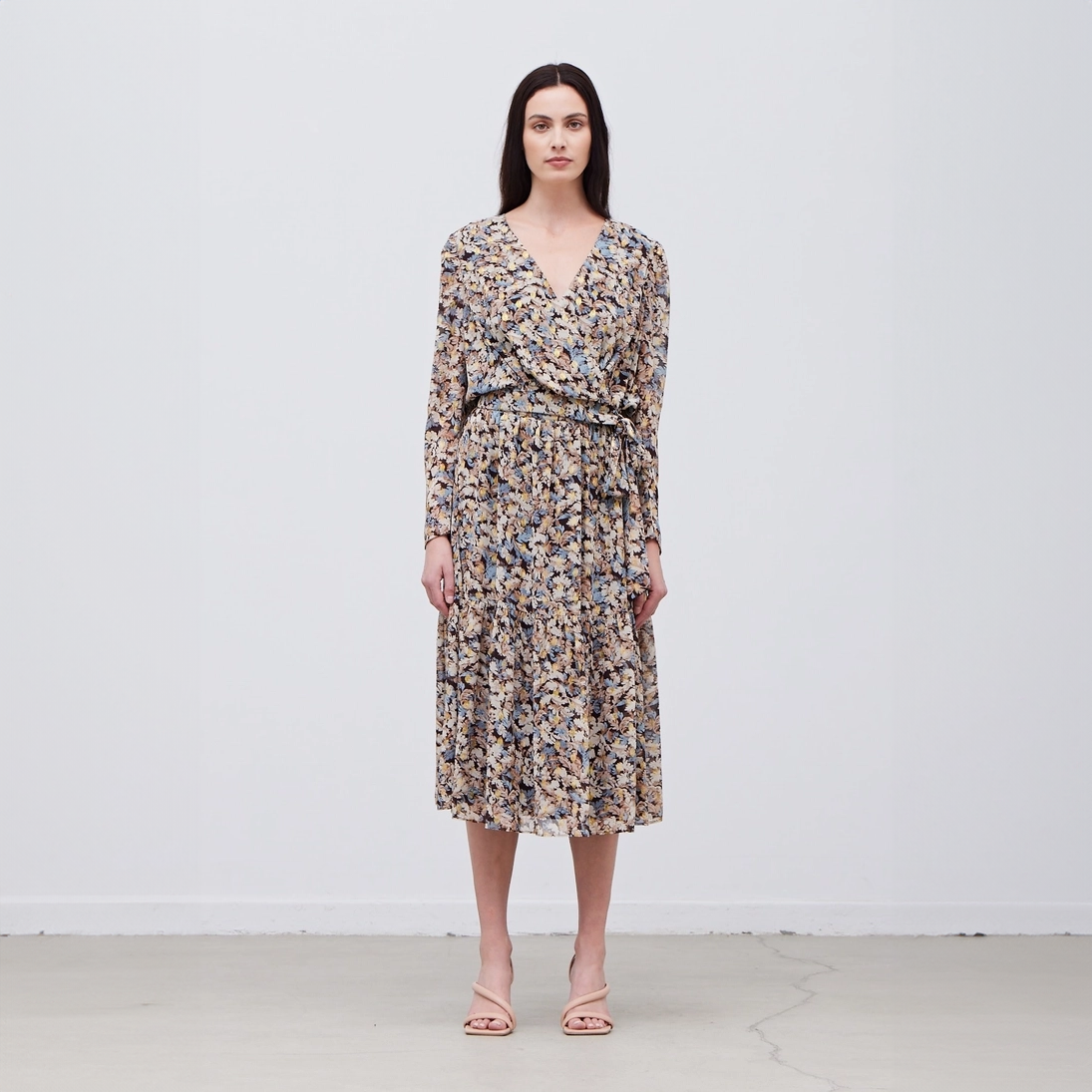 Metallic Surplice Top - Saltern