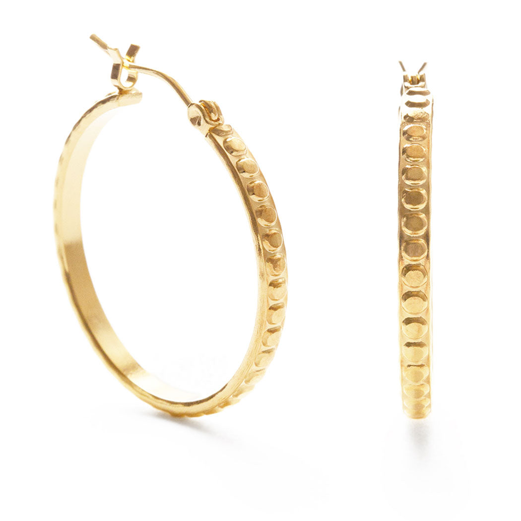 Beaded Hoops - Saltern