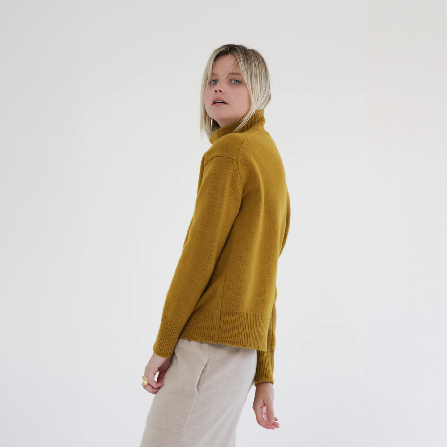 Wool Turtleneck Sweater