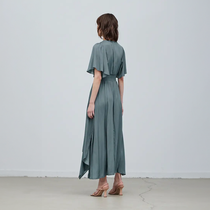 Unbalanced Skirt Maxi Dress