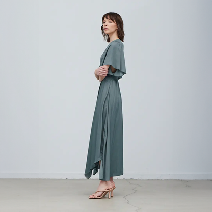 Unbalanced Skirt Maxi Dress