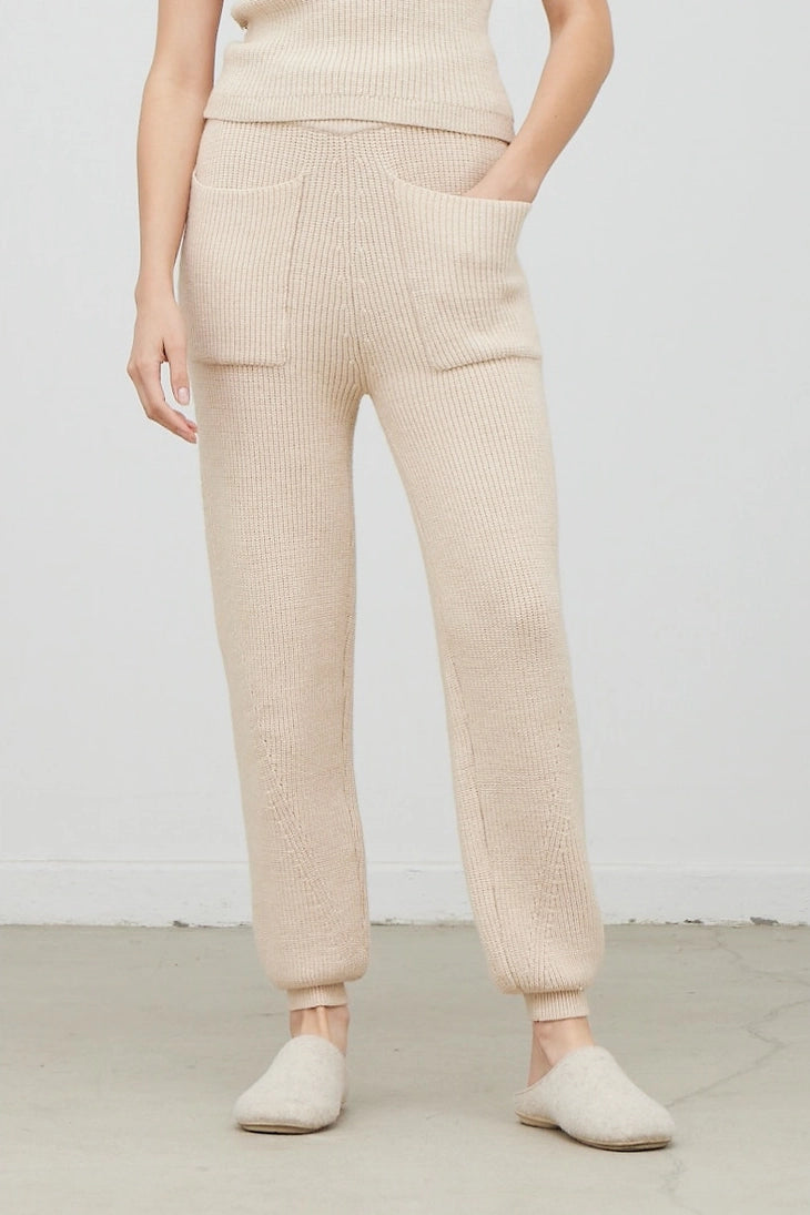 Sweater Cami + Pants Set - Oat - Saltern