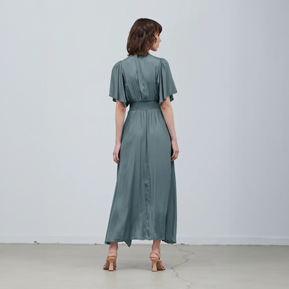 Unbalanced Skirt Maxi Dress