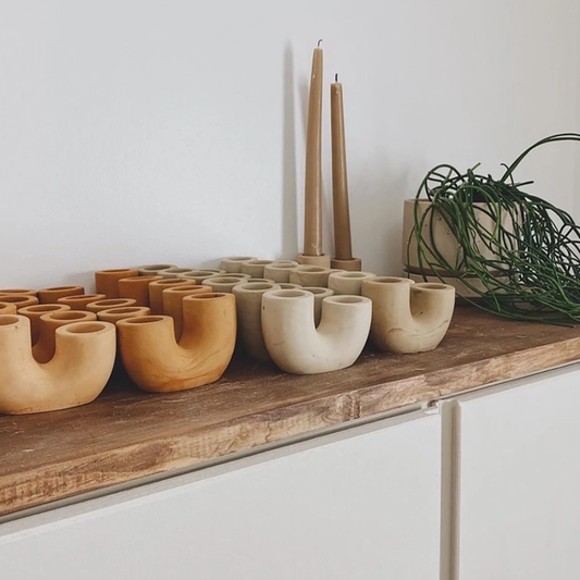 Rising Candle Holder - Saltern