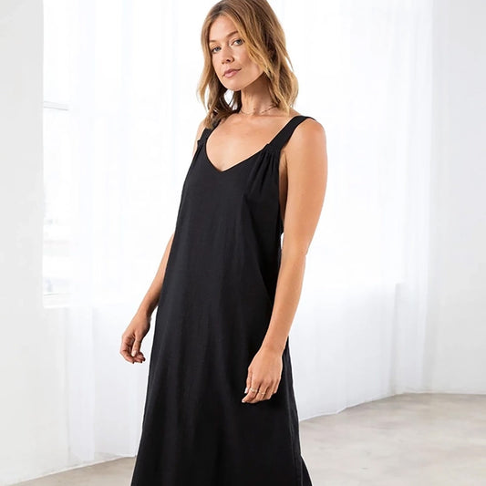 Canyon Linen Midi Dress