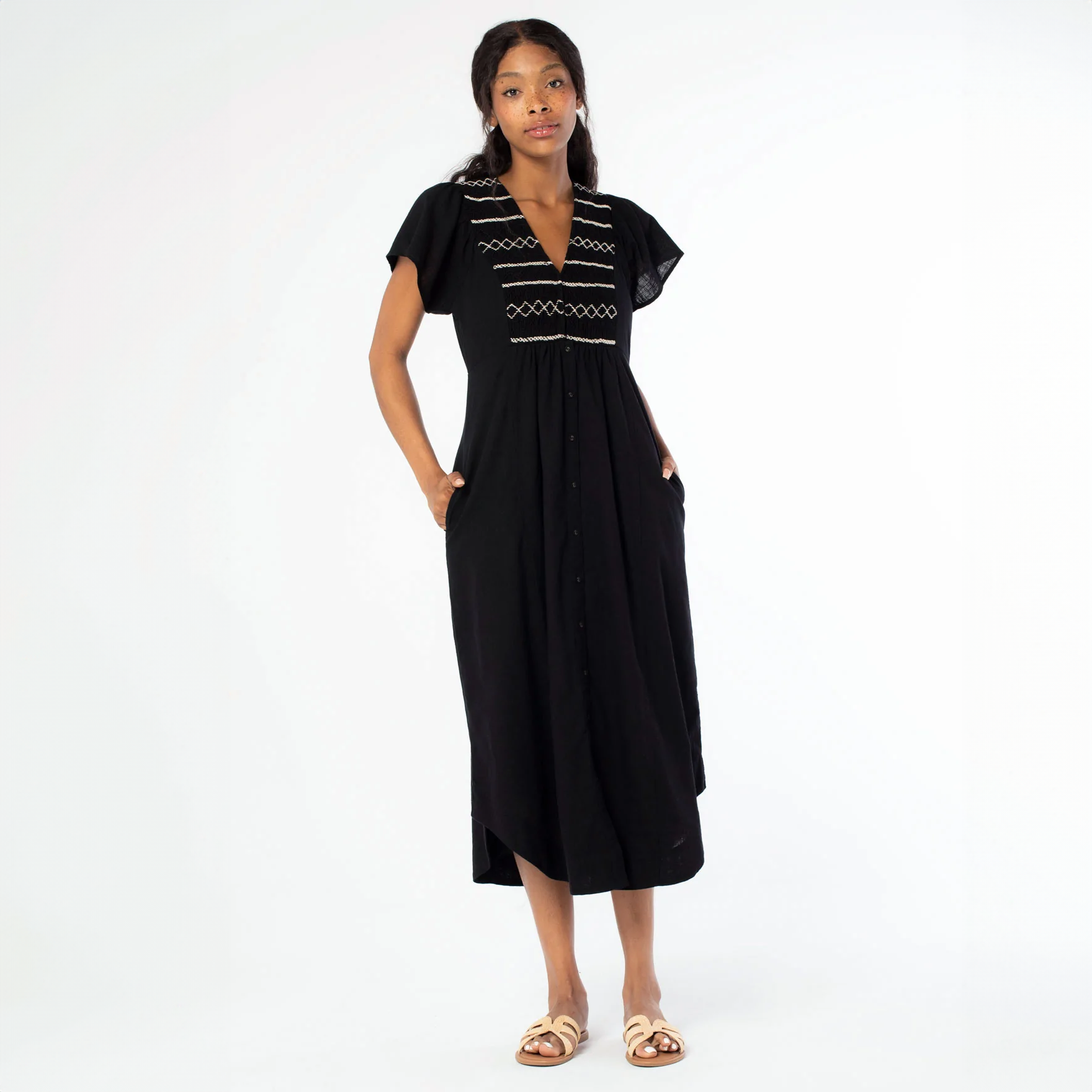 finley midi dress Finley Midi Clementine Dress Typewriter Cloth, Kelly Green / L