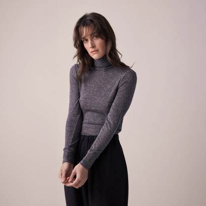 Wool Blend Turtleneck