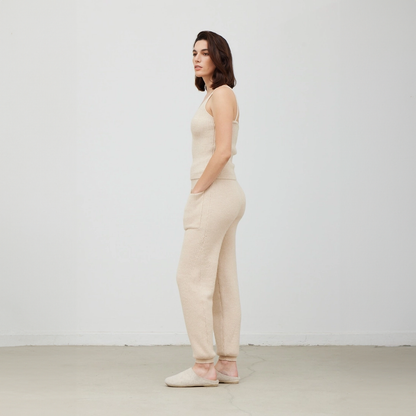 Sweater Cami + Pants Set - Oat