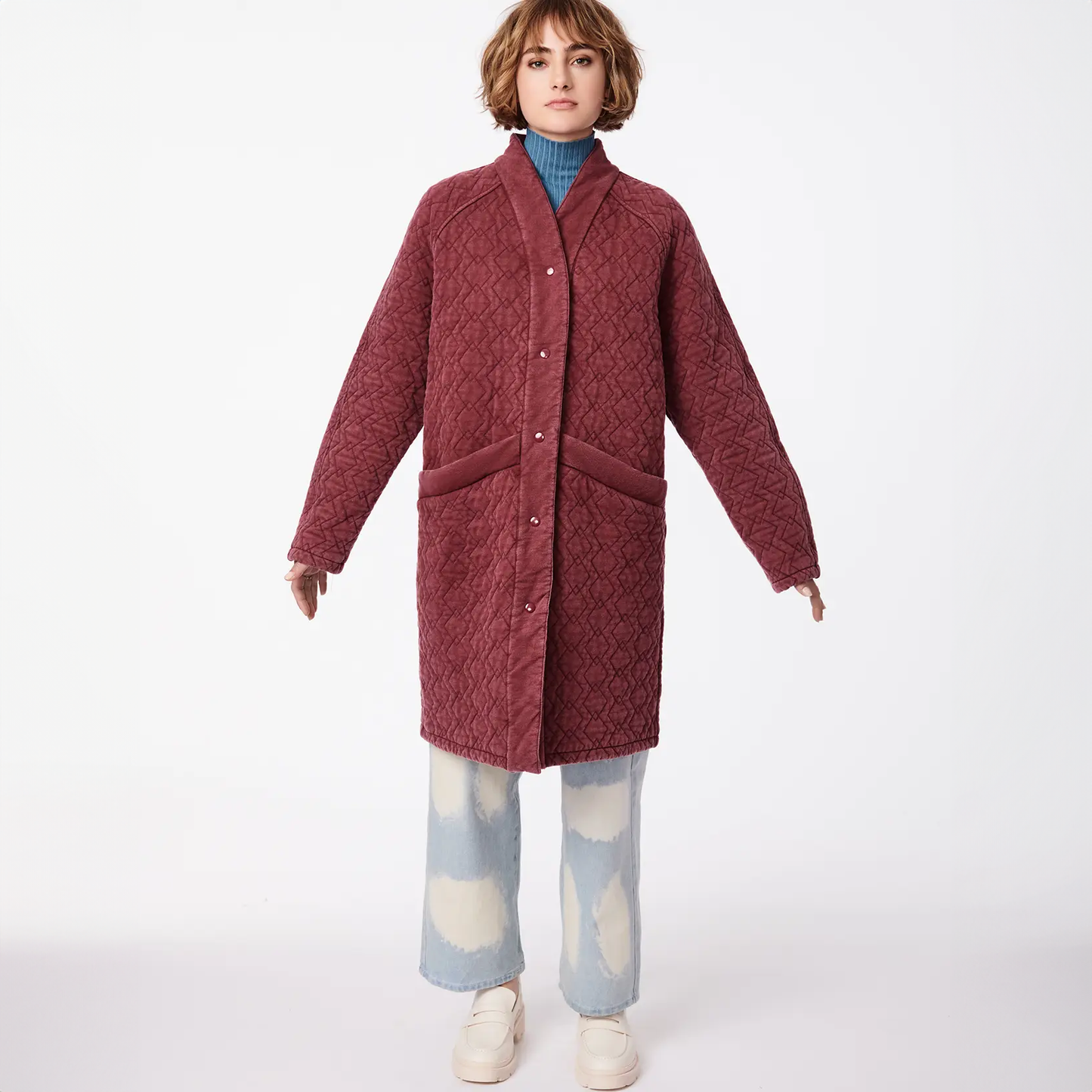 Bernie Quilted Cardigan Coat