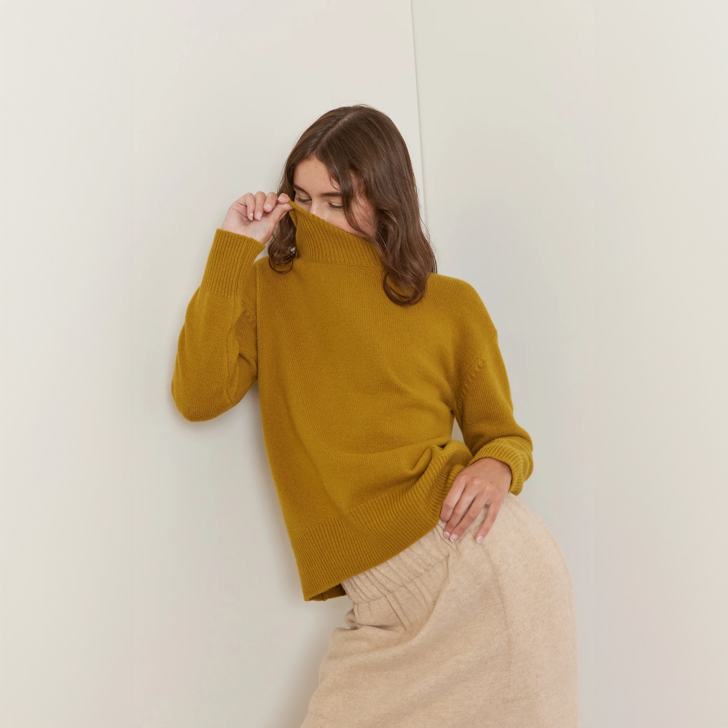 Wool Turtleneck Sweater