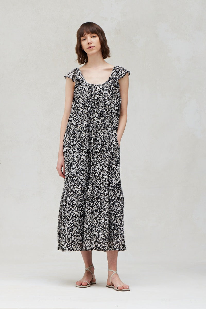 Printed Summer Midi Dress - Saltern