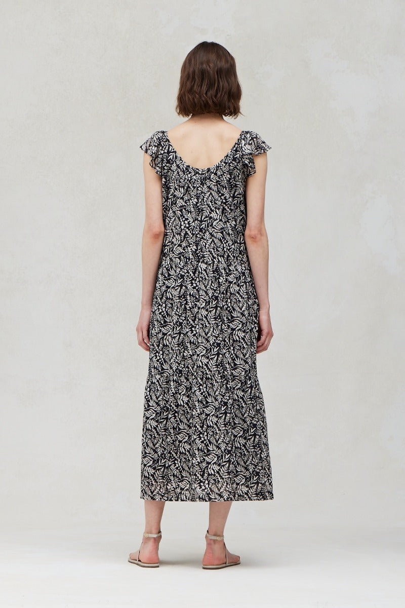 Printed Summer Midi Dress - Saltern