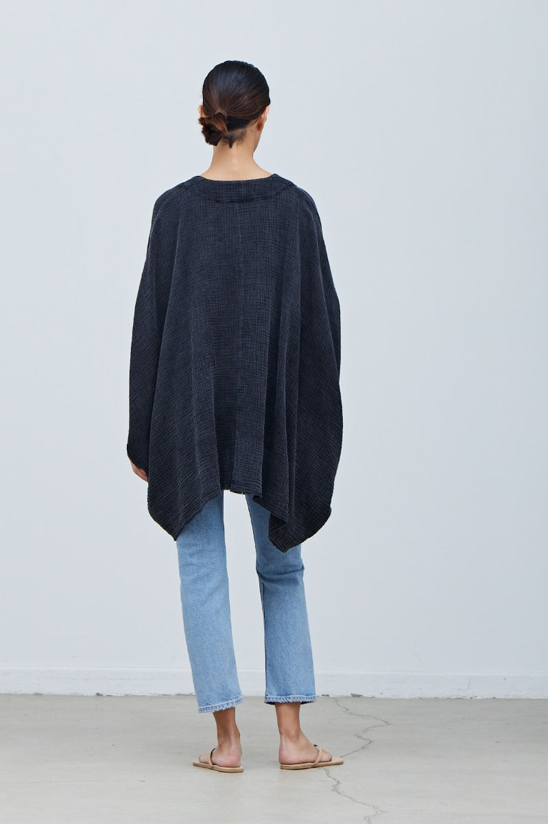 Boxy Cotton Gauze Jacket Saltern