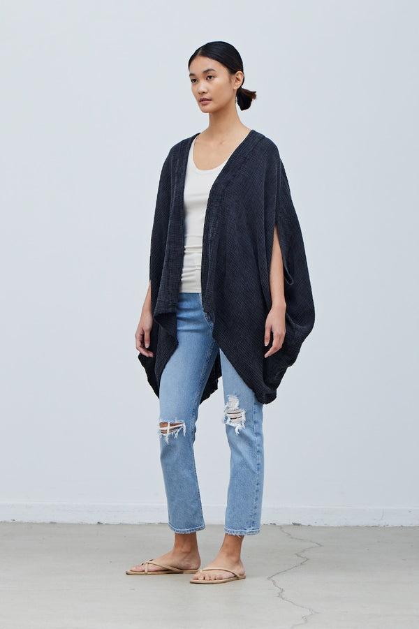 Boxy Cotton Gauze Jacket Saltern