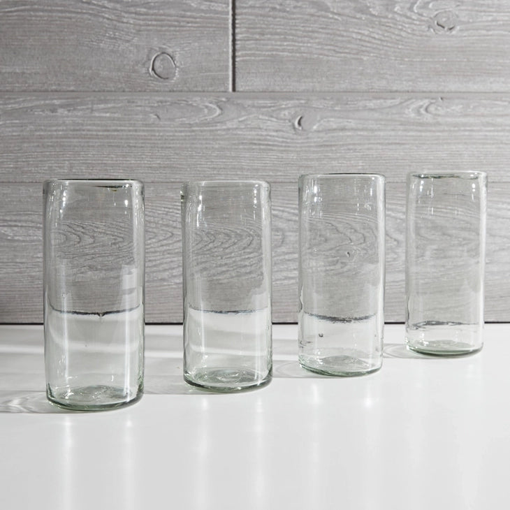 Handblown Mexican Drinking Glasses - Tall (Set of 4) – ILI Be Home